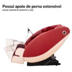 Poltrona 3D Com 5 Tipos De Massagem Vinho IWPM3DVN - 6