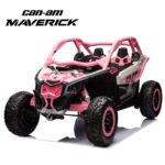 Mini UTV Elétrico Licenciado Can Am Maverick 24V Rosa BW238RS - 1