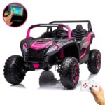 Mini Quadricilo Elétrico 24V 2 Assentos Rosa BW298RS - 1