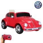 Mini Carro Elétrico Volkswagen Beetle Dune 6V Vermelho BW299VM - 1