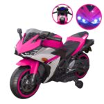 Mini Moto Elétrica 12V Rosa BW300RS - 1