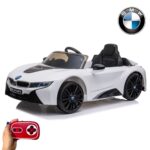 Mini Carro Elétrico Licenciado BMW I8 12V Branco BW293BR - 1