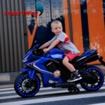 Mini Moto Elétrica Infantil 12V Azul BW301AZ - 10