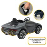 Mini Carro Elétrico Licenciado Lamborghini Centenario 12V Cinza BW305CZ - 10