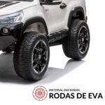 Mini Caminhonete Toyota Hilux 2 Assentos 24V Branco BW294BR - 10