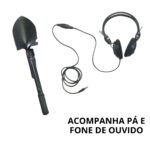 Detector De Metal Até 3,5M Profundidade Com Pilha, Fone De Ouvido e Pá IWDM004 - 10