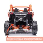 Mini UTV Elétrico Licenciado Can Am Maverick 24V Laranja BW238LR - 10