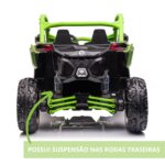 Mini UTV Elétrico Licenciado Can Am Maverick 24V Verde BW238VD - 10