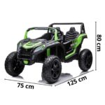 Mini Quadricilo Elétrico 24V 2 Assentos Verde BW298VD - 2