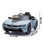 Mini Carro Elétrico Licenciado BMW I8 12V Azul BW293AZ - 2