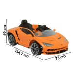 Mini Carro Elétrico Licenciado Lamborghini Centenario 12V Laranja BW305LR - 2