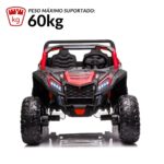 Mini Quadricilo Elétrico 24V 2 Assentos Vermelho BW298VM - 3