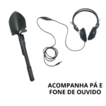 Detector De Metal Profissional Visor LCD Com Bateria, Fone de Ouvido e Pá IWDMLCD002 - 3