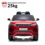 Mini Carro Elétrico Licenciado Land Rover Evoque 12V Vermelho BW304VM - 3