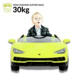 Mini Carro Elétrico Licenciado Lamborghini Centenario 12V Verde BW305VD - 3