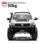 Mini Caminhonete Toyota Hilux 2 Assentos 24V Branco BW294BR - 3