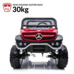 UTV Quadriciclo Elétrico Mercedes Benz Unimog 24V Vermelho BW295VM - 3