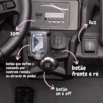 Mini UTV Elétrico Licenciado Can Am Maverick 24V Rosa BW238RS - 4