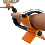 Detector De Metal Profissional Visor LCD Com Bateria, Fone de Ouvido e Pá IWDMLCD002 - 4