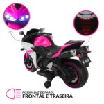 Mini Moto Elétrica 12V Rosa BW300RS - 5