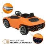 Mini Carro Elétrico Licenciado Lamborghini Centenario 12V Laranja BW305LR - 5