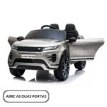 Mini Carro Elétrico Licenciado Land Rover Evoque 12V Prata BW304PR - 6