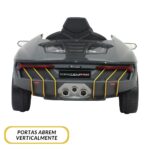 Mini Carro Elétrico Licenciado Lamborghini Centenario 12V Cinza BW305CZ - 6