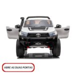 Mini Caminhonete Toyota Hilux 2 Assentos 24V Branco BW294BR - 6