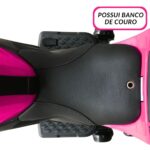 Mini Moto Elétrica 12V Rosa BW300RS - 7