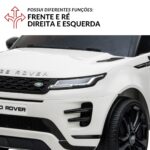 Mini Carro Elétrico Licenciado Land Rover Evoque 12V Branco BW304BR - 7