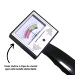 Detector De Metal Até 3,5M Profundidade Com Pilha, Fone De Ouvido e Pá IWDM004 - 7