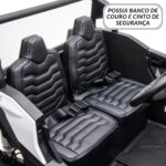 Mini Quadricilo Elétrico 24V 2 Assentos Branco BW298BR - 8