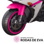 Mini Moto Elétrica 12V Rosa BW300RS - 8