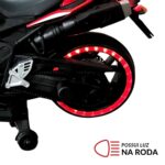 Mini Moto Elétrica Infantil 12V Vermelha BW301VM - 8