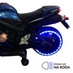 Mini Moto Elétrica Infantil 12V Azul BW301AZ - 8