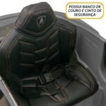 Mini Carro Elétrico Licenciado Lamborghini Centenario 12V Cinza BW305CZ - 8