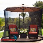 Ombrelone Central 3,00M Com Tela Mosqueteiro IWOBCTM300BG - 7