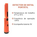 Detector De Metal Portátil IWDM005 - 8