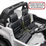 Mini Caminhonete Toyota Hilux 2 Assentos 24V Branco BW294BR - 8