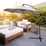 Ombrelone Lateral 3,00M Com Base Branco IWOBLB300BR - 8