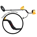 Detector De Metal Profissional Visor LCD Com Bateria, Fone de Ouvido e Pá IWDMLCD002 - 9