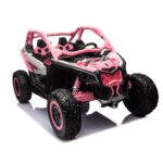 Mini UTV Elétrico Licenciado Can Am Maverick 24V Rosa BW238RS - 9