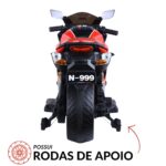 Mini Moto Elétrica Infantil 12V Vermelha BW301VM - 9