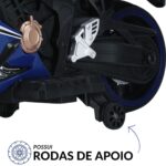 Mini Moto Elétrica Infantil 12V Azul BW301AZ - 9