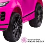 Mini Carro Elétrico Licenciado Land Rover Evoque 12V Rosa BW304RS - 9