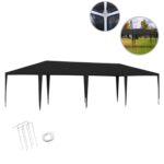 Gazebo Montável 3X6 Metros Preto IWGZMSP36PT - 1