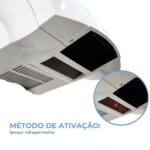 Secador De Mãos Automático Sensor 12M/S 1500W IWSMA12 - 4