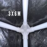 Gazebo Montável 3X6 Metros Preto IWGZMSP36PT - 6