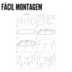 Gazebo Montável 3X6 Metros Branco IWGZMSP36BR - 8