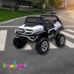 UTV Quadriciclo Elétrico Mercedes Benz Unimog 24V Branco BW295BR - 10